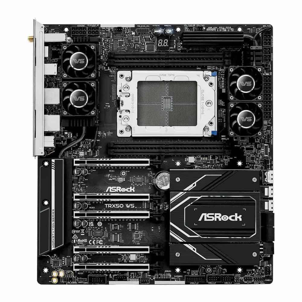 (image for) ASRock Threadripper 7000 / Pro TRX50 WS PCIE 5.0 eATX Motherboard